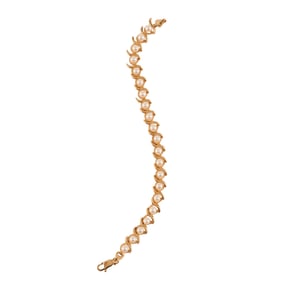 Cultured Pearl, 14k Yellow Gold Bracelet