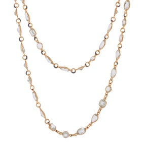 Blue Topaz, Vermeil Necklace