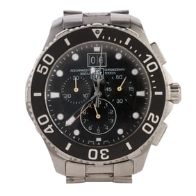 Tag Heuer Aquaracer Chronograph Stainless Steel Wristwatch