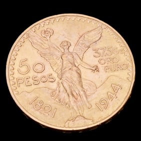 Mexico 1944 50 Pesos Gold Coin