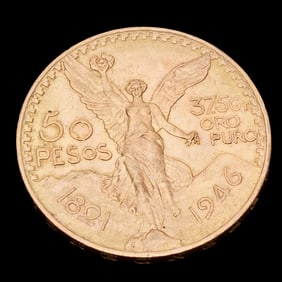 Mexico 1946 50 Pesos Gold Coin