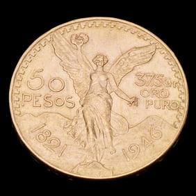 Mexico 1946 50 Pesos Gold Coin
