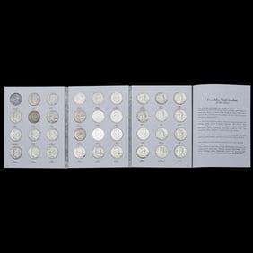 US Franklin Half Dollars 1948-1963 Complete (35)