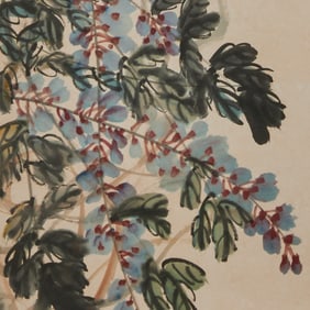 Attributed to Wu Changshuo (1844-1927), Diptyque Paintings
