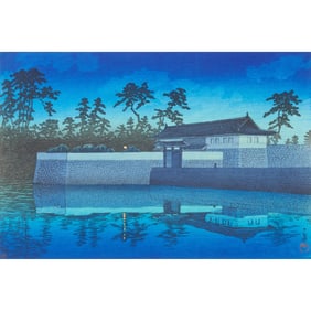 Kawase Hasui (1883–1957), Sakurada Gate of the Imperial Palace