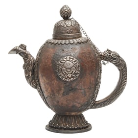 Tibetan Skull Teapot