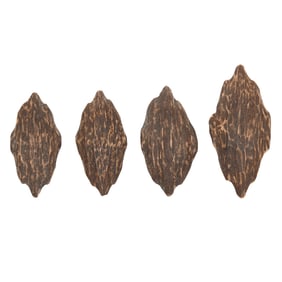 Four Chinese Argarwood Specimens