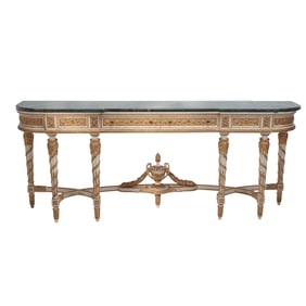 Louis XVI Style Console Table