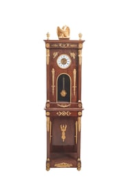 Empire Style Mahogany Regulateur Clock