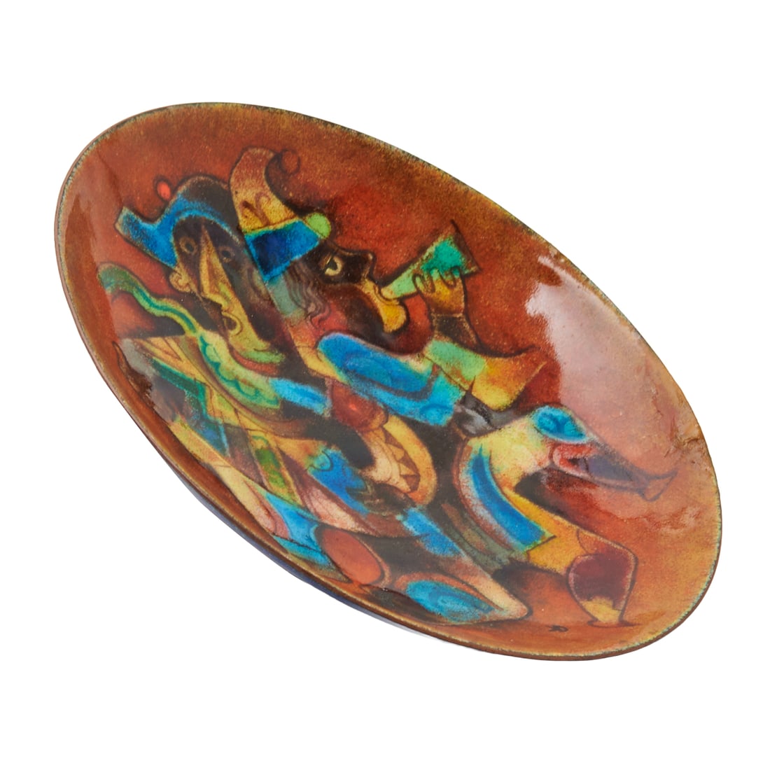 Karl Drerup Enameled Copper Dish (1 of 4)