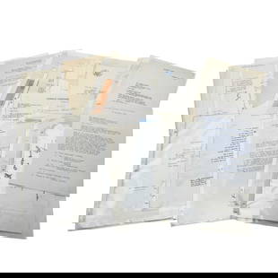 Musical Ephemera Binder of Correspondence to Eugene Ormandy: Musical Ephemera Binder of Correspondence to Eugene Ormandy, including from notaries such as: Van Cliburn, Luciano Pavarotti, Princess Grace of Monaco, Dwight D. Eisenhower, Dag Hammerskjold, Pablo Ca