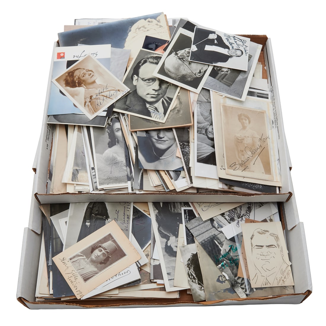 Two Boxes of Opera, Conducting Signed Photographs, Letters, Etc. (1 of 4)