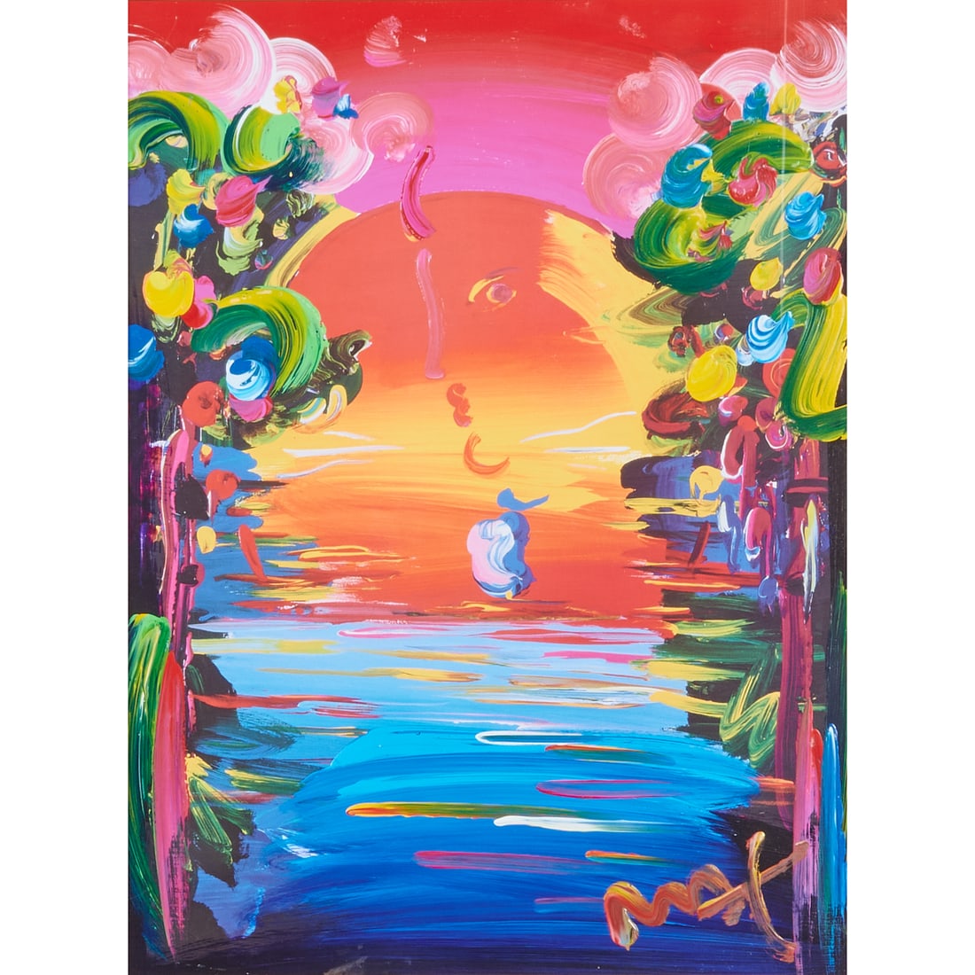 Peter Max, Better World, Mixed Media (1 of 3)