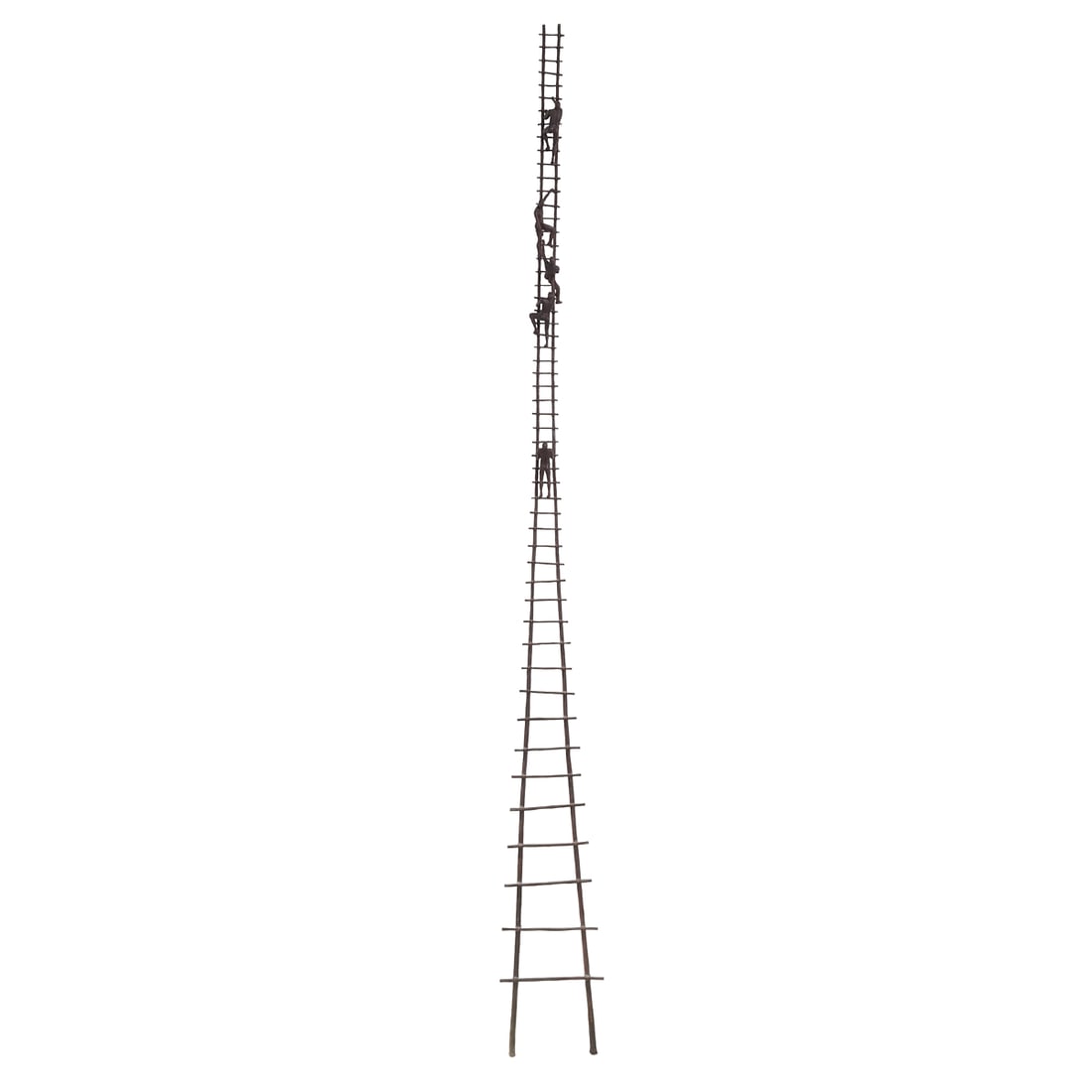 Bill Starke, Climbers: The Ladder, Bronze: Bill Starke (American, 20/21st century), Climbers: The Ladder, 2007, bronze, [approximate dimensions - overall: 83 1/2" H x 8 1/2" W x 4" D], numbered 64/125, signed, and date