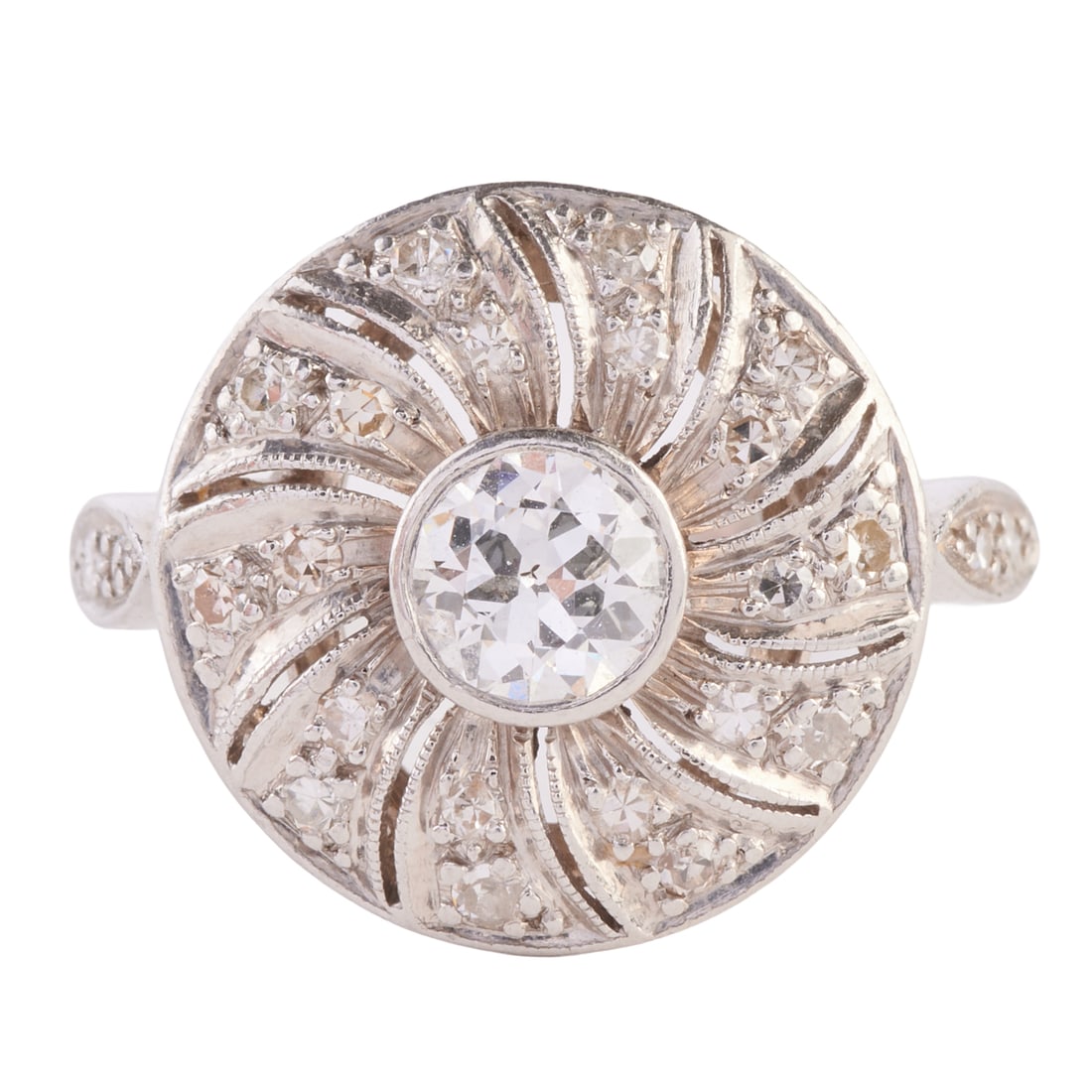 Vintage Diamond, Platinum Ring (1 of 4)