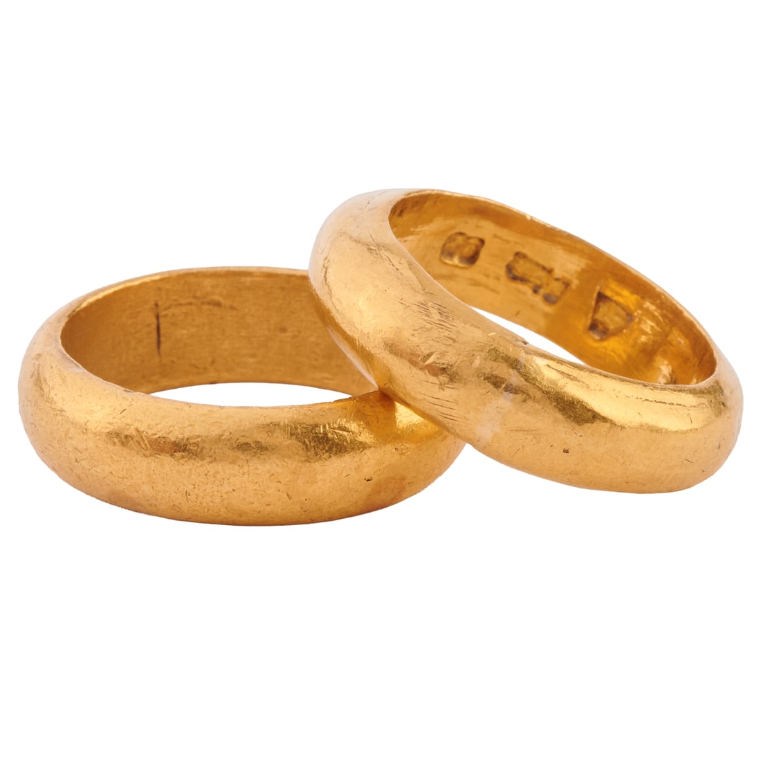 Two 22k Yellow Gold Bands (1 of 4)