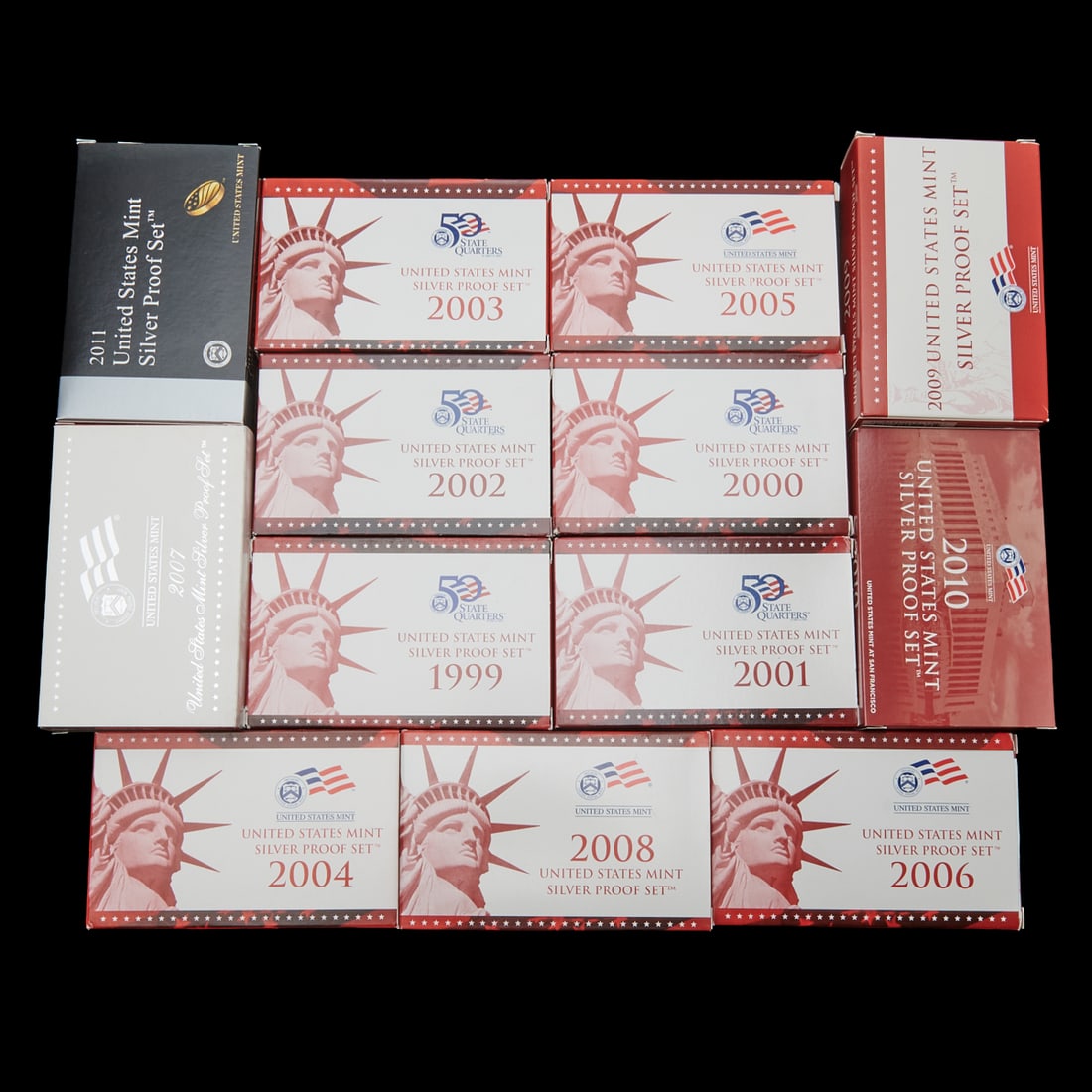 US Mint Silver Proof Set (12) (1 of 1)