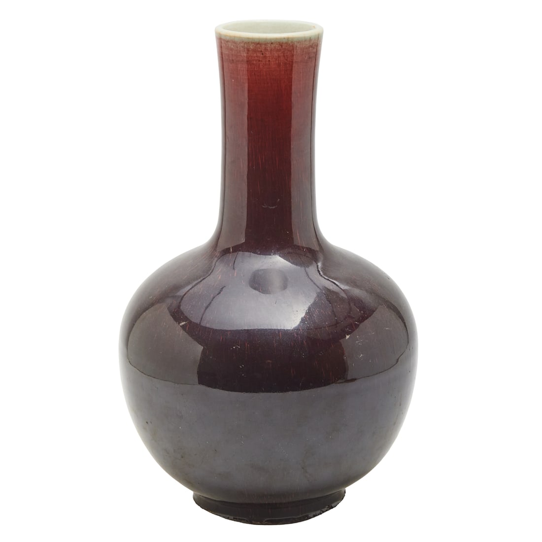 Chinese Langyao Red Glazed Porcelain Tianqiuping Vase (1 of 4)