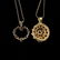 2 EMERALD, RUBY, DIAMOND, YELLOW GOLD NECKLACES. - 4