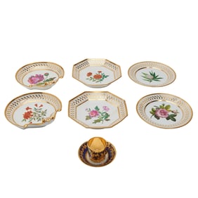 Nast and Feuillet Porcelain Botanical Tableware
