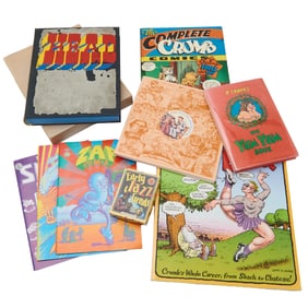 Collection of R. Crumb Comics and Books