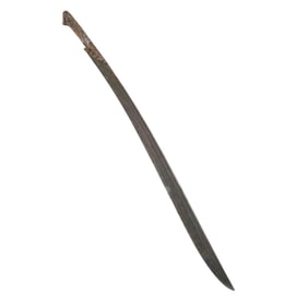 Ottoman Empire Yataghan Damascus Steel Sword