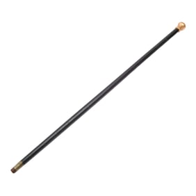 Simons Brothers 10K Gold Handle Late Victorian Cane
