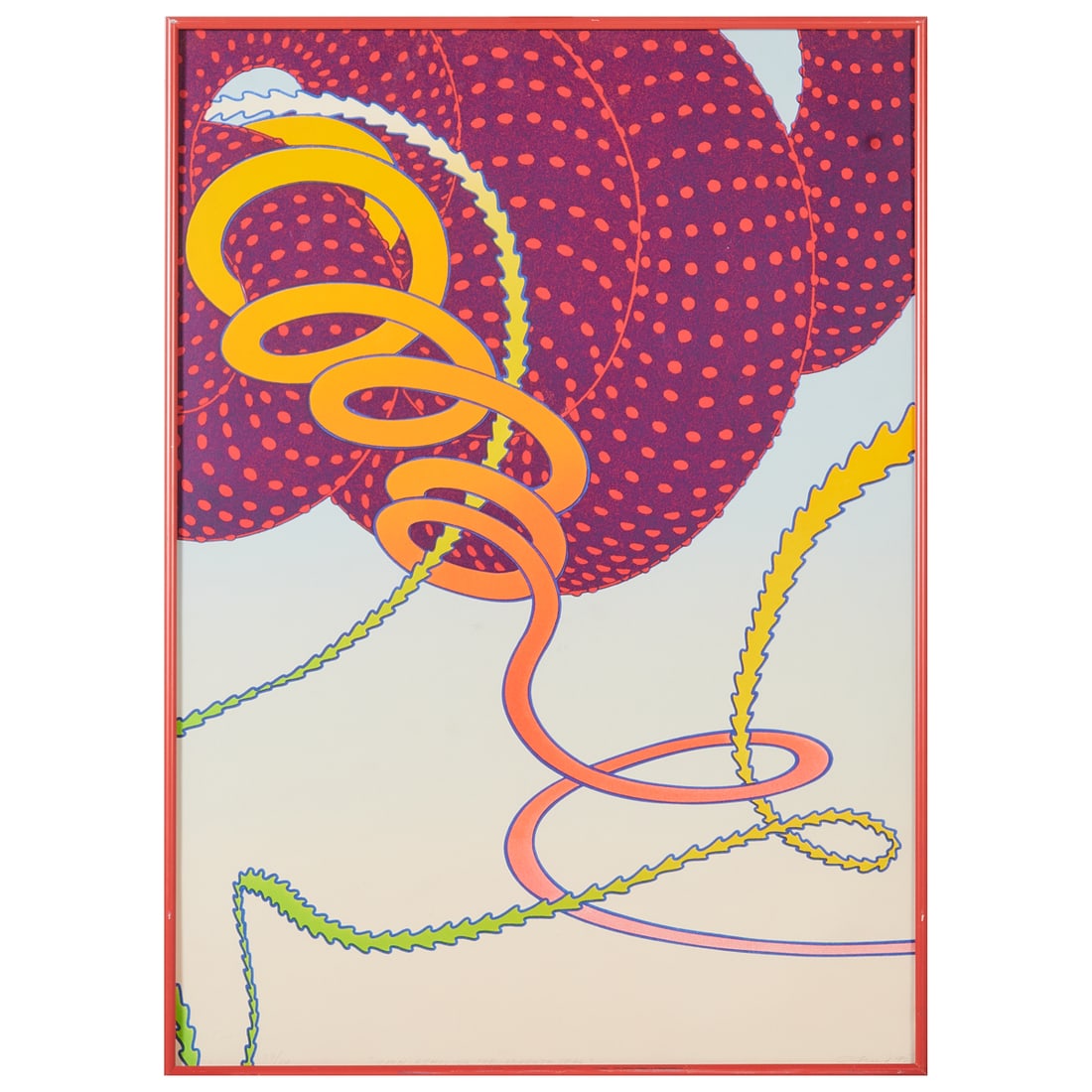 Framed Bob Fried Poster, "Upon Removing the Seventh Seal", Signed (1 of 4)