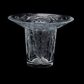 Lalique Crystal Bordure Epines Vase