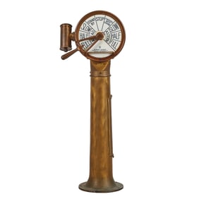 Durkee Marine Ship's Engine Order Telegraph With Lenox Porcelain