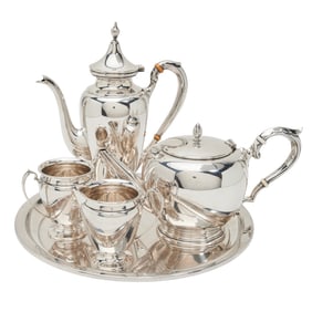 American Sterling Silver Assembled Tea and Coffee Set