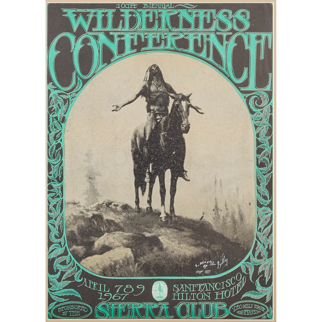 10th Biennial Wilderness Conference Mouse and Kelley Poster, Signed (1 of 4)