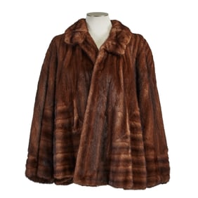 Natural Mink Swing Short Coat