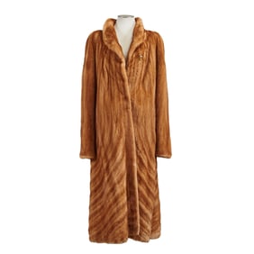 Vintage Red Fox Fur Swing Coat