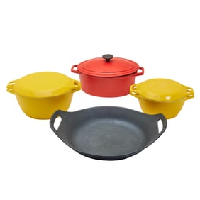 Danish Copco and Martha Stewart Colorcast Cast Iron and Enamel Cookware