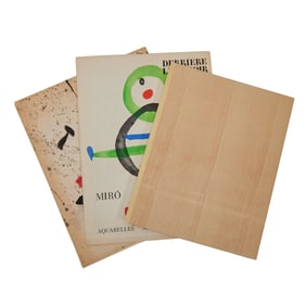 Collection of Joan Miro, Trace Sur L'eau, Hai-ku, and A Toute Epreuve