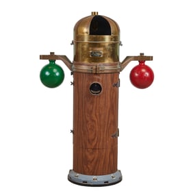 U.S. Navy Binacle with Lionel Mark 1 Compass
