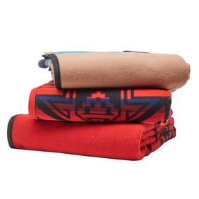 Three Beaver State Pendleton Blankets