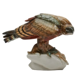 Schwarzburger Porcelain Eagle with Rabbit