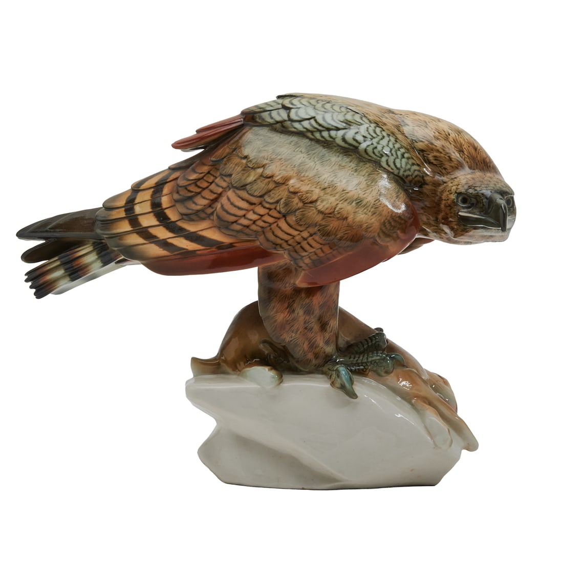 Schwarzburger Porcelain Eagle with Rabbit (1 of 4)