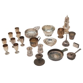 Collection of Tiffany, Cartier, and Other Silver Table Articles