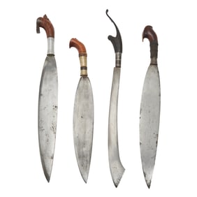 Four Southeast Asian Swords, Barong and Parang