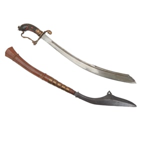 Two Southeast Asian Blades Including Panabas
