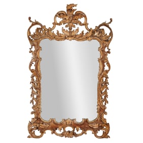 La Barge Louis XV Style Giltwood Wall Mirror