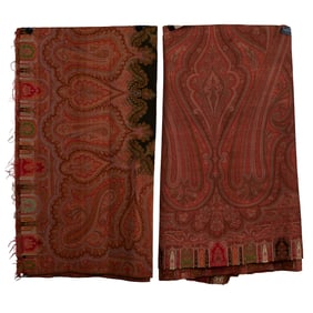 Two French Paisley Shawls