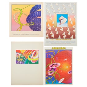 Four Bob Fried Artworks, Print and Poster