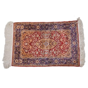 Persian Style Silk Rug