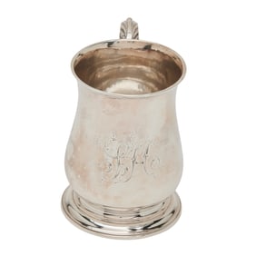 18th Century English Sterling Silver Tankard
