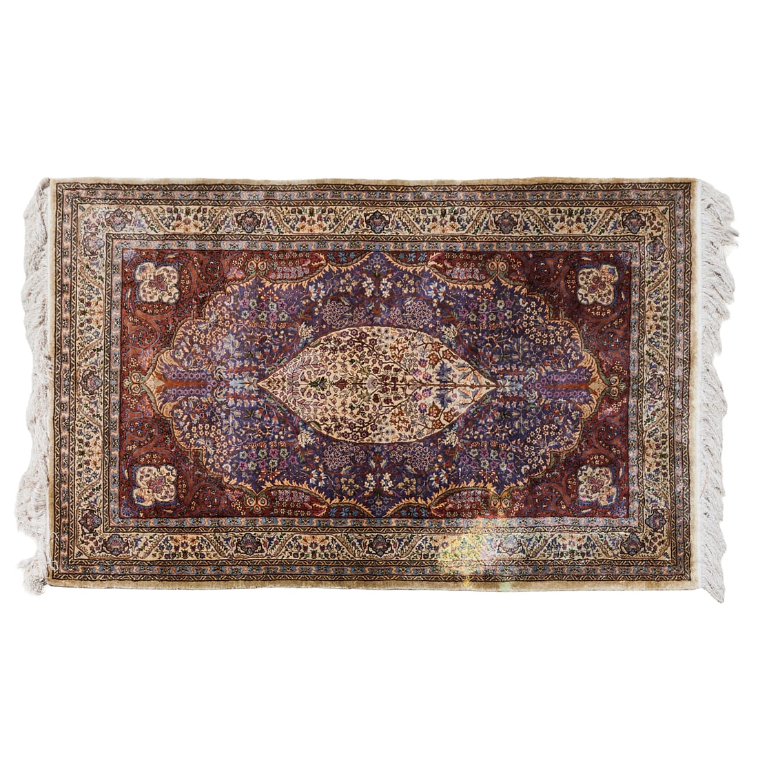 Persian Part-Silk Rug (1 of 3)