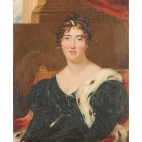 George Henry Harlow, Portrait, Oil on Board